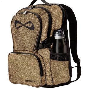 Nfinity Gold Glitter Backpack